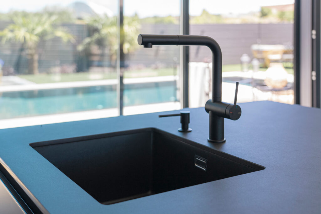 detalle del fregadero de la cocina