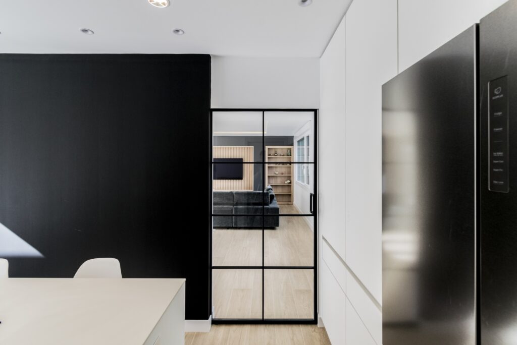 puerta corredera de cristal