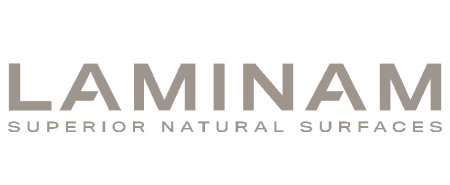 logo laminam dorado