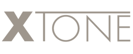 logo x tone dorado