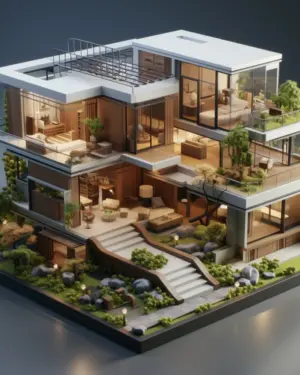 diseno 3d de un edificio