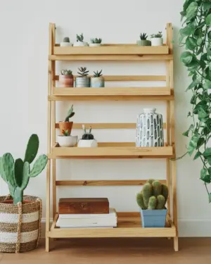 estanteria de madera