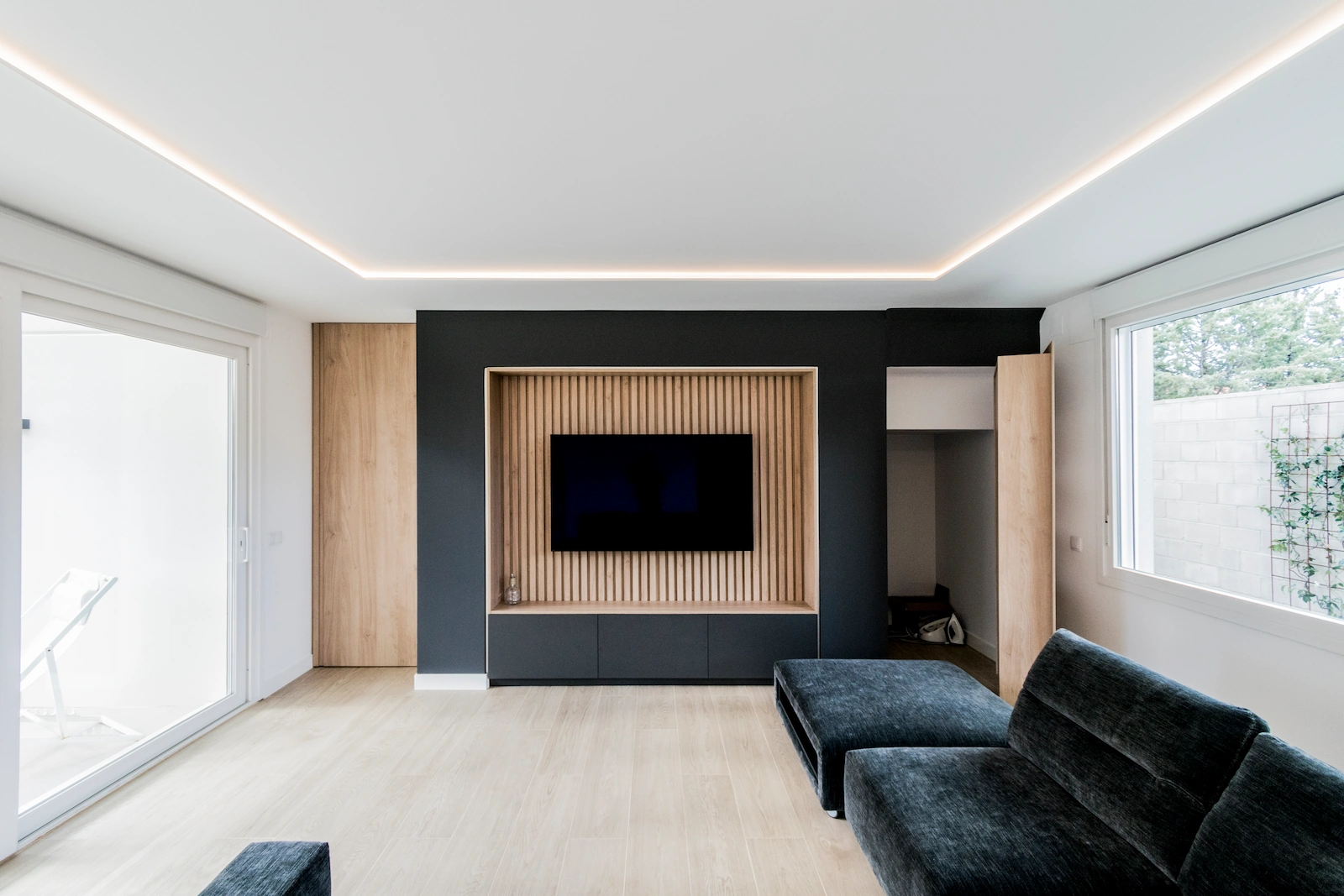 cocina en forma de L en torrelodones