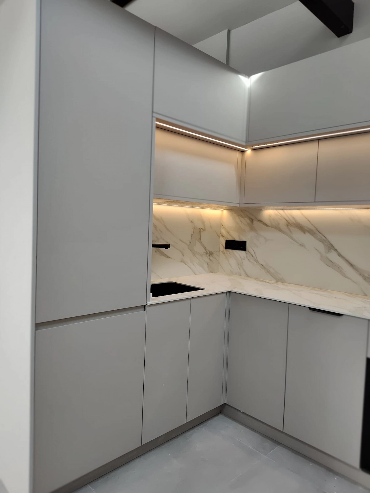 vitrocerámica isla cocina en torrelodones