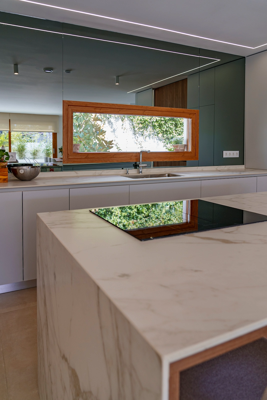 vitrocerámica isla cocina en torrelodones