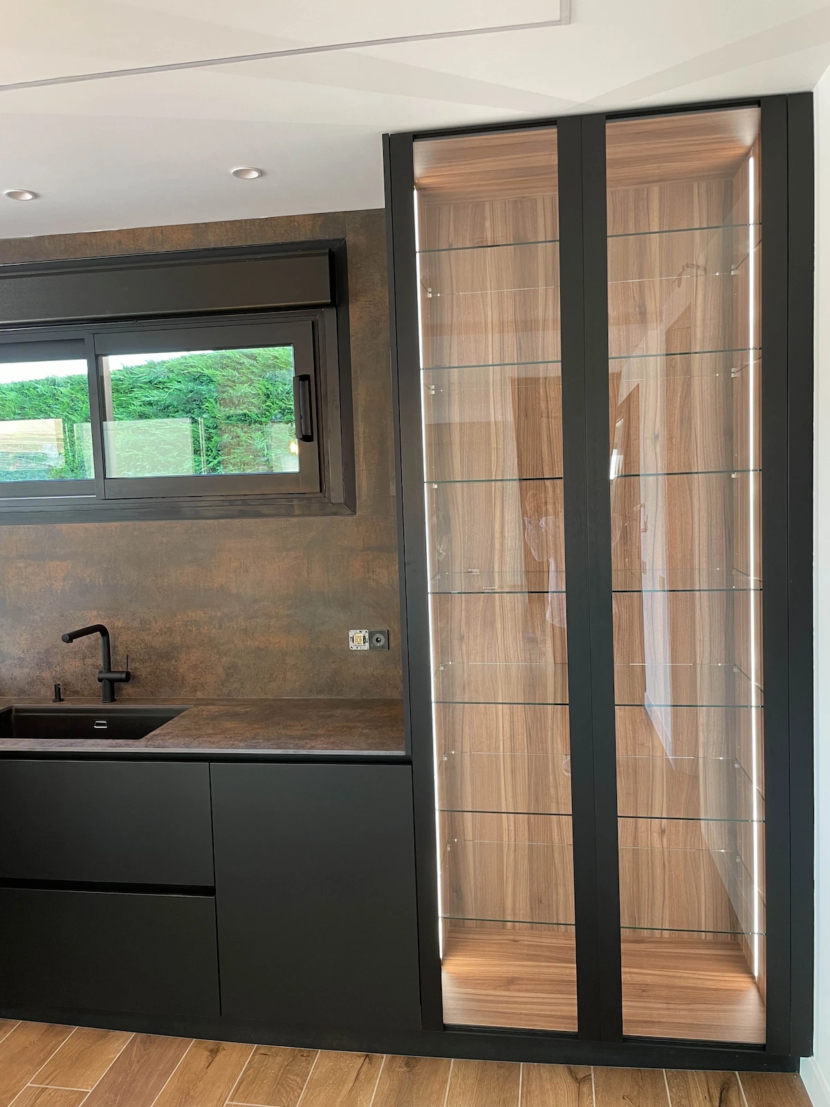 vitrocerámica isla cocina en torrelodones