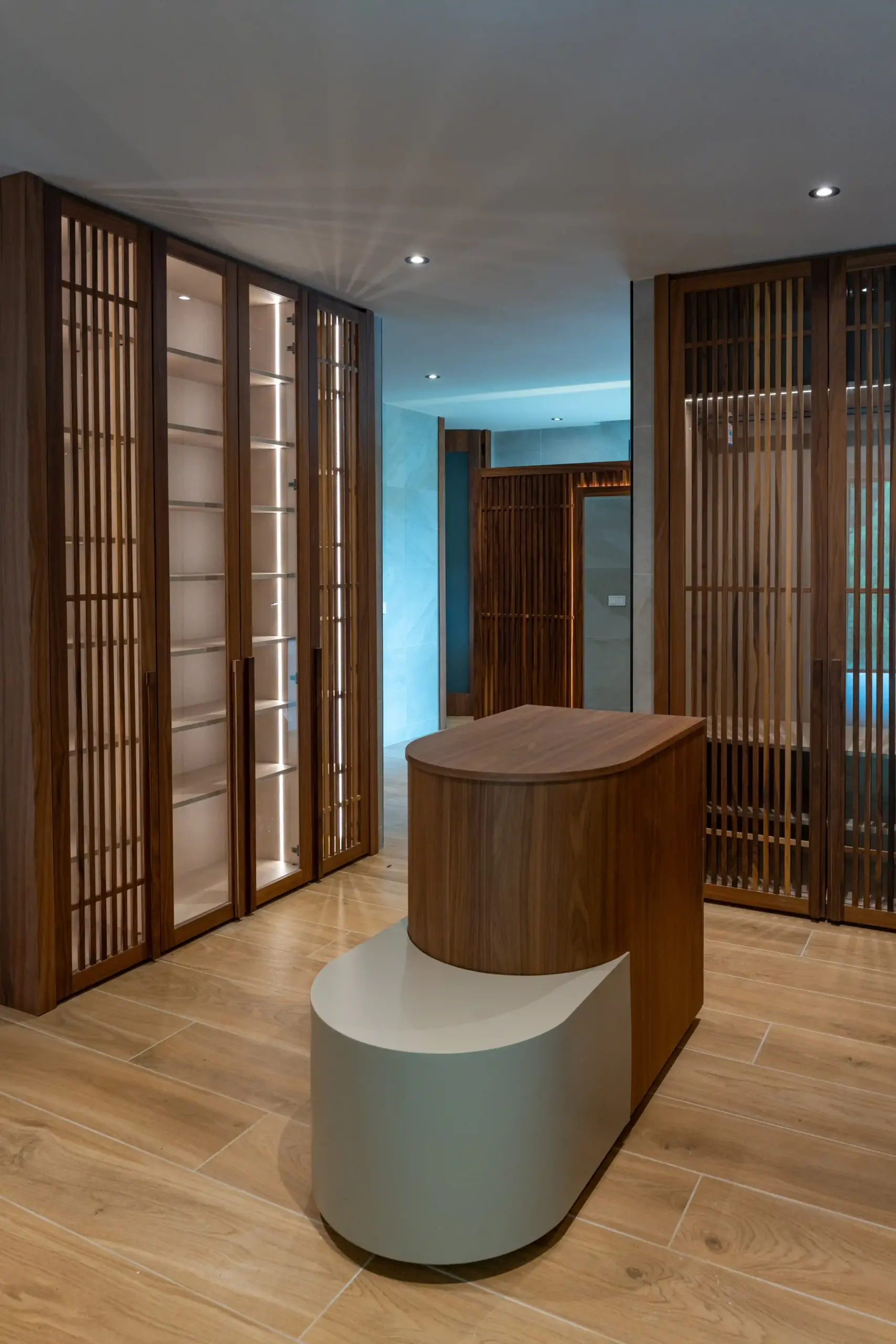 isla negra de la cocina