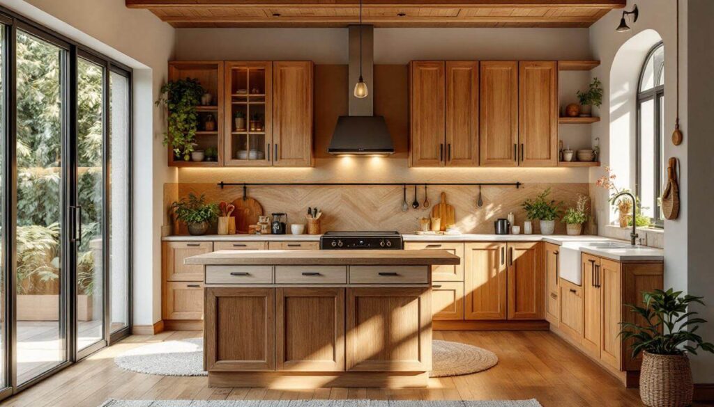 cocina de madera