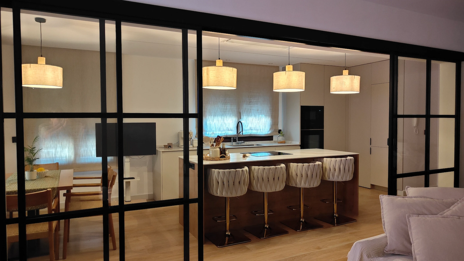 cocina con marmol blanco cocina con marmol blanco