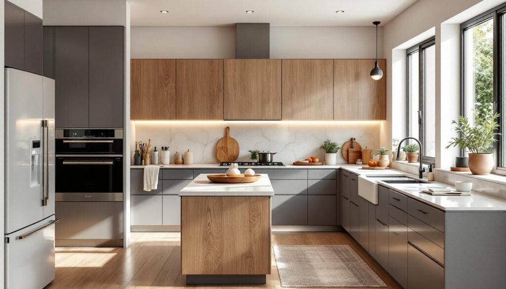 diseno cocinas alargadas