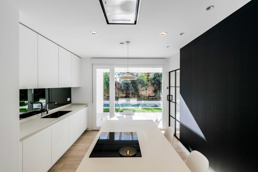Cocina minimalista en Madrid
