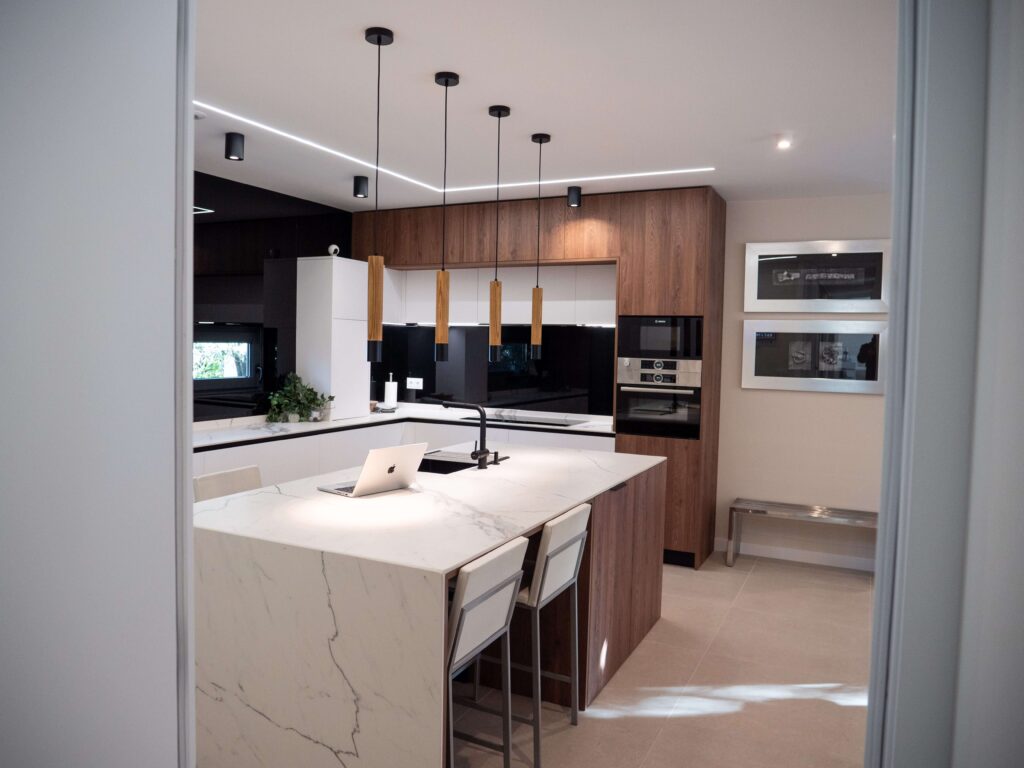 entrada a cocina moderna