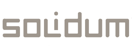 logo solidum dorado